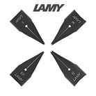 Lamy Replacement Fountain Pen Nib Set in Black Stainless Steel Fountain Pen Nibs