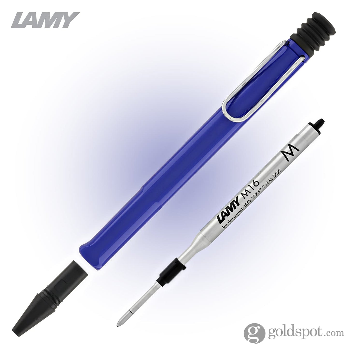 Lamy Safari Ballpoint Pen in Blue Ballpoint Pens