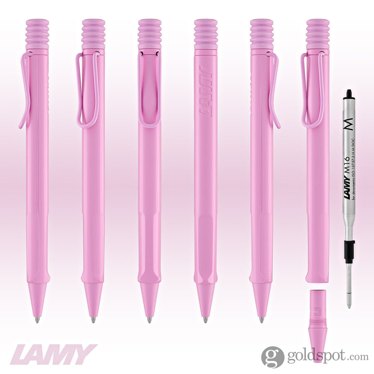 Lamy Safari Ballpoint Pen in Light Rose 2023 Special Edition Ballpoint Pens