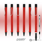 Lamy Safari Ballpoint Pen in Red Ballpoint Pens