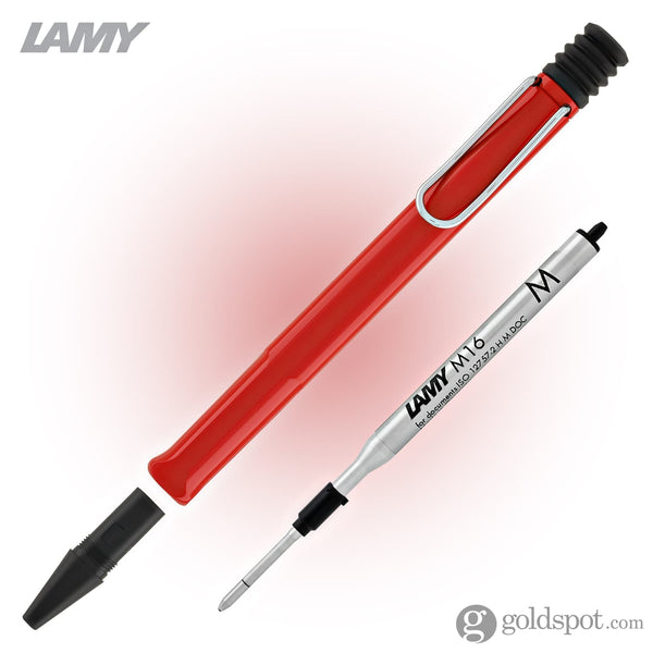 Lamy Safari Ballpoint Pen in Red Ballpoint Pens