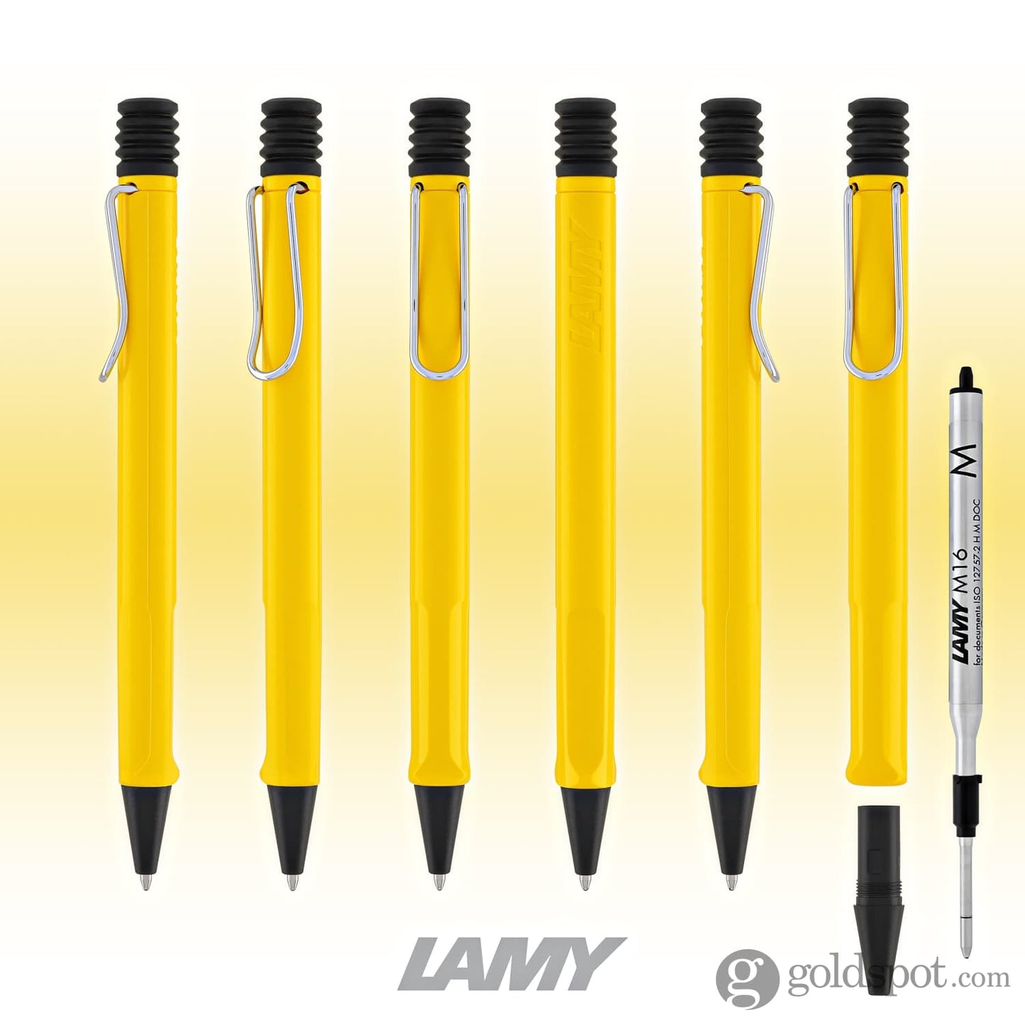 Lamy Safari Ballpoint Pen in Yellow Ballpoint Pens
