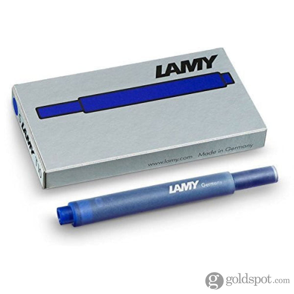 Lamy Safari Blue Fountain Pen Gift Set With Blue Ink Cartridges Gift Set