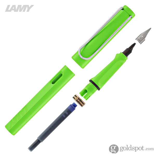 Lamy Safari Fountain Pen in Apple Green Fountain Pen
