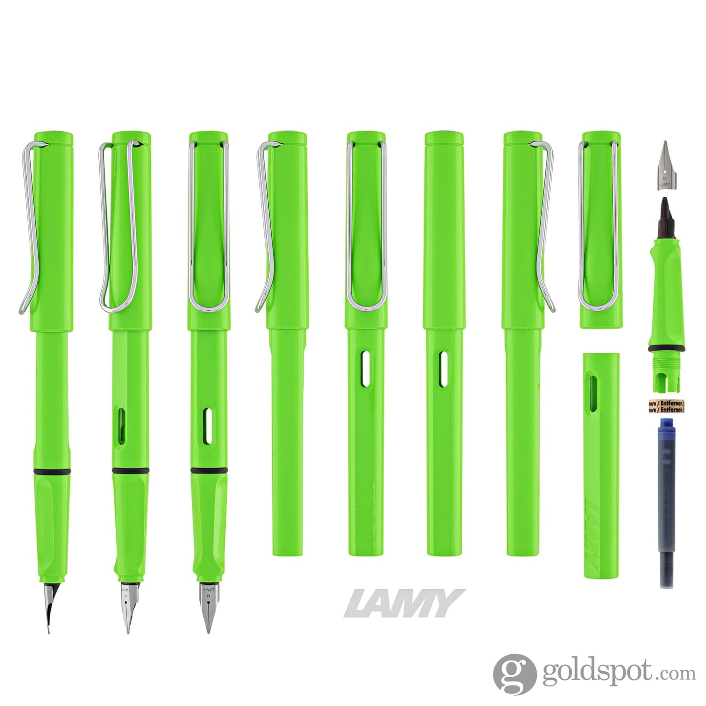 Lamy Safari Fountain Pen in Apple Green Fountain Pen