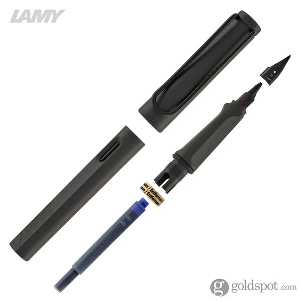 Lamy Safari Fountain Pen in Charcoal Black Fountain Pen