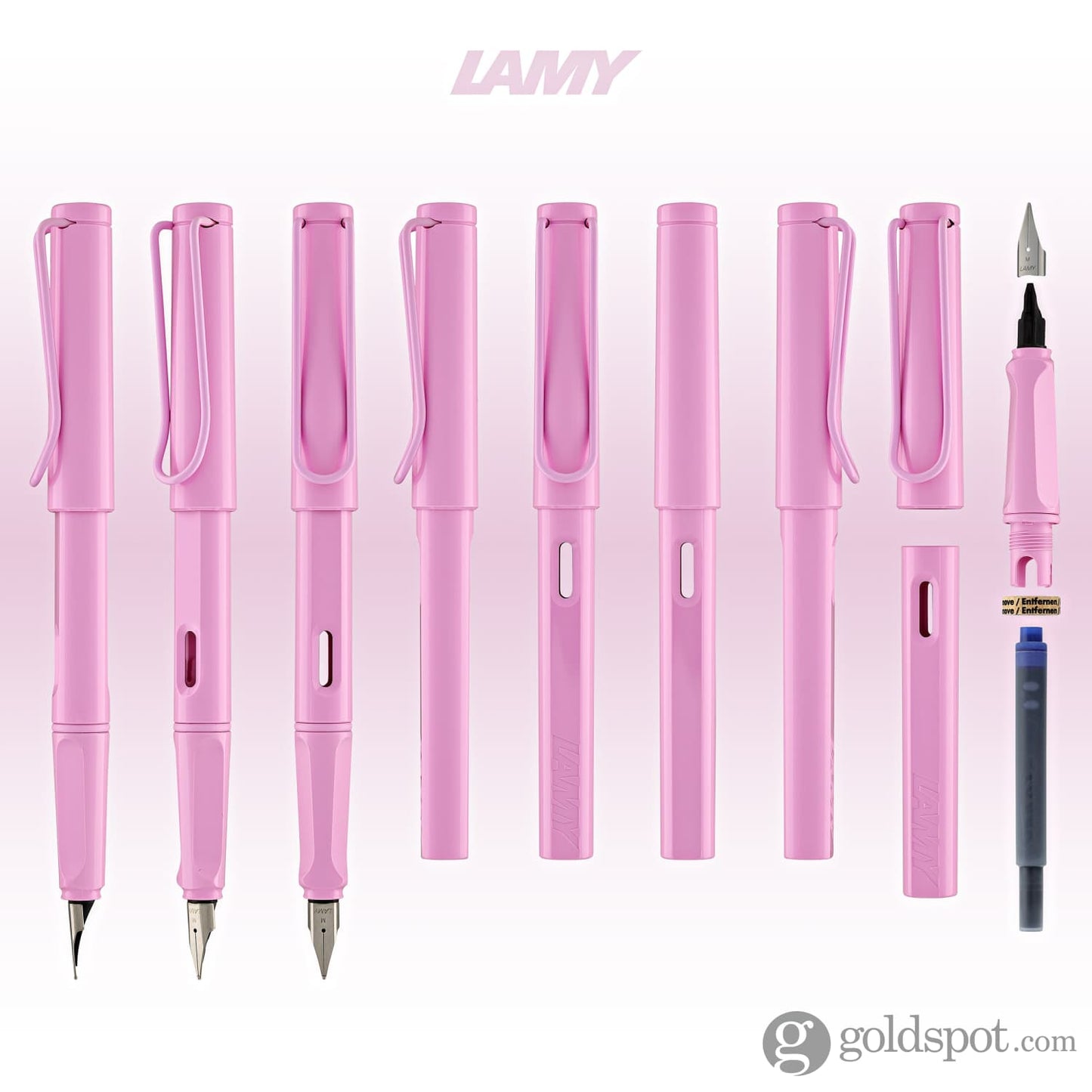 Lamy Safari Fountain Pen in Light Rose 2023 Special Edition Fountain Pen