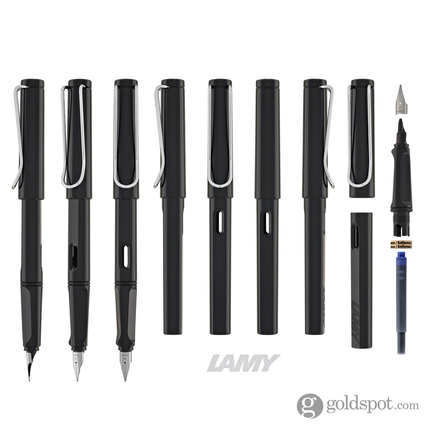 Lamy Safari Fountain Pen in Shiny Black Fountain Pen