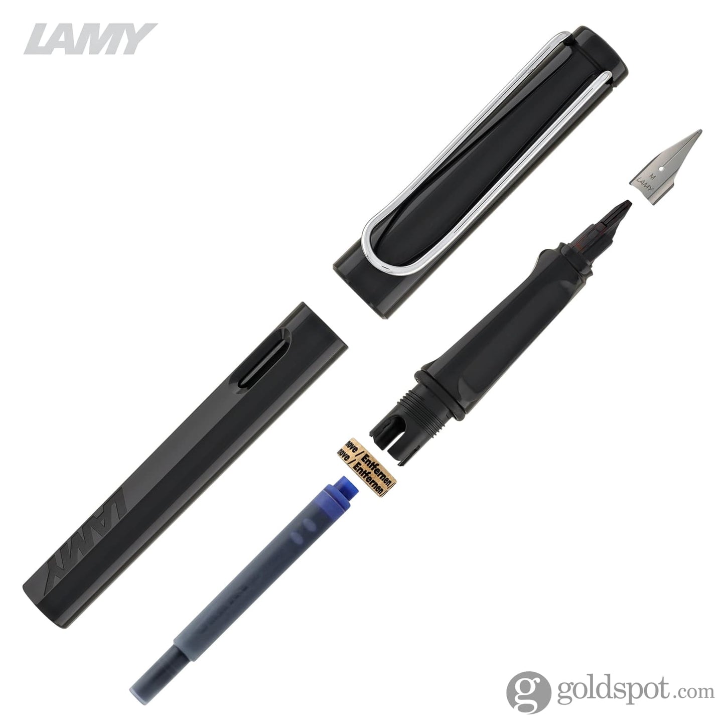 Lamy Safari Fountain Pen in Shiny Black Fountain Pen