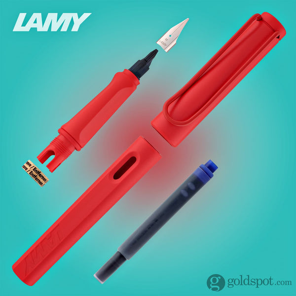 Lamy Safari Fountain Pen in Strawberry 2022 Special Edition Fountain Pen