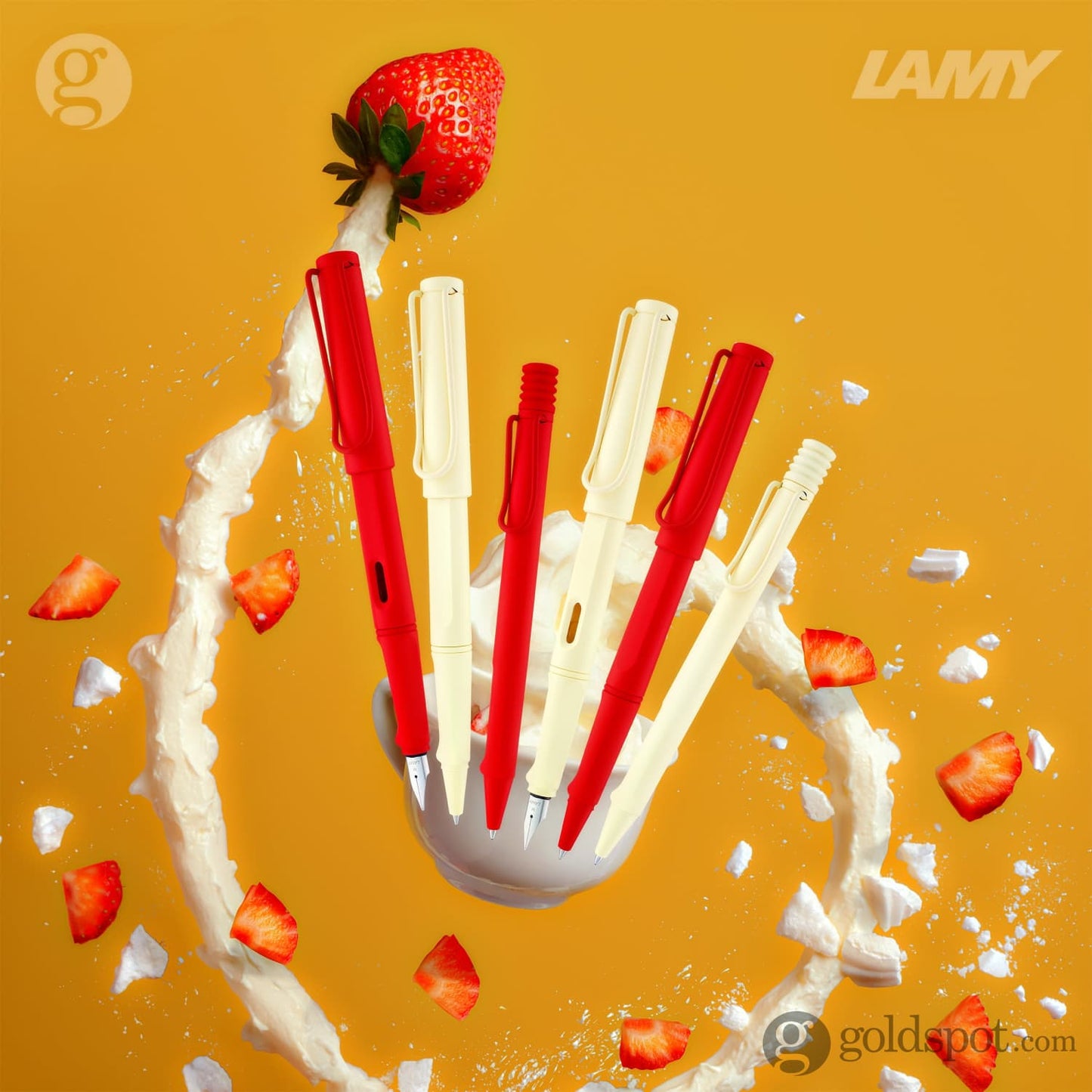 Lamy Safari Fountain Pen in Strawberry 2022 Special Edition Fountain Pen