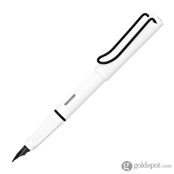 Lamy Safari Fountain Pen in White with Black Clip 2022 Special Edition Fountain Pen