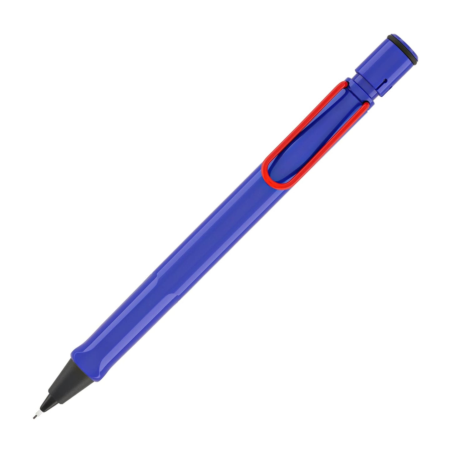 Lamy Safari Mechanical Pencil in Blue with Red Clip - 0.5mm Mechanical Pencils