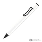 Lamy Safari Mechanical Pencil in White with Black Clip - 0.5mm Mechanical Pencils