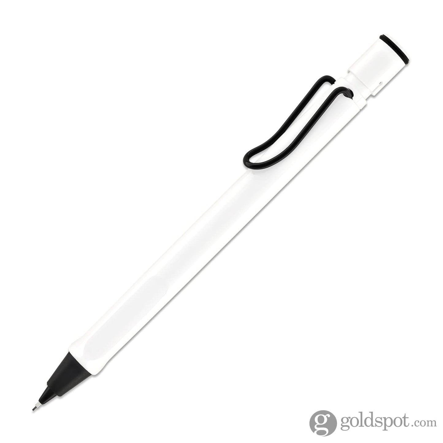Lamy Safari Mechanical Pencil in White with Black Clip - 0.5mm Mechanical Pencils