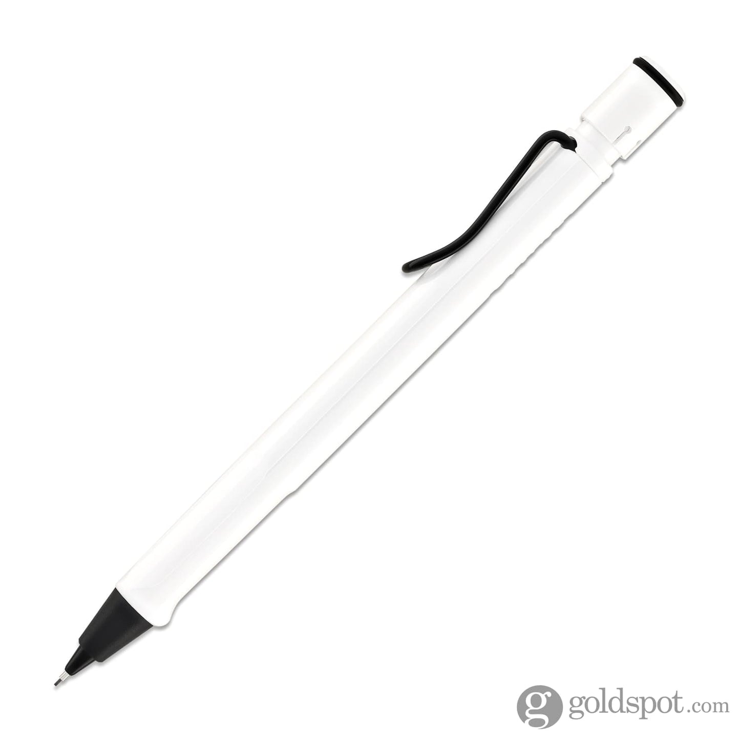 Lamy Safari Mechanical Pencil in White with Black Clip - 0.5mm Mechanical Pencils