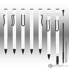 Lamy Safari Mechanical Pencil in White with Black Clip - 0.5mm Mechanical Pencils