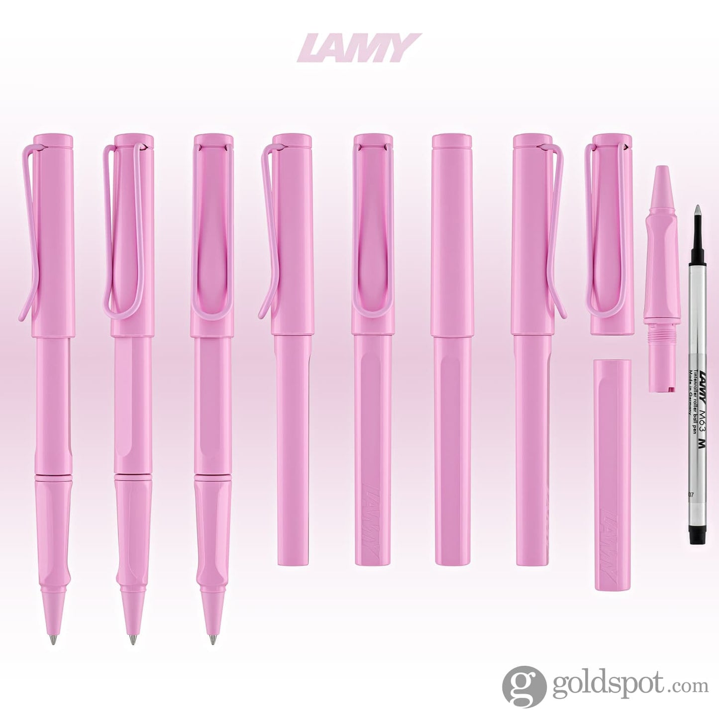 Lamy Safari Rollerball Pen in Light Rose 2023 Special Edition Rollerball Pen
