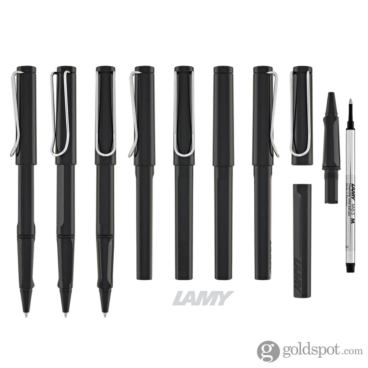 Lamy Safari Rollerball Pen in Shiny Black Rollerball Pen