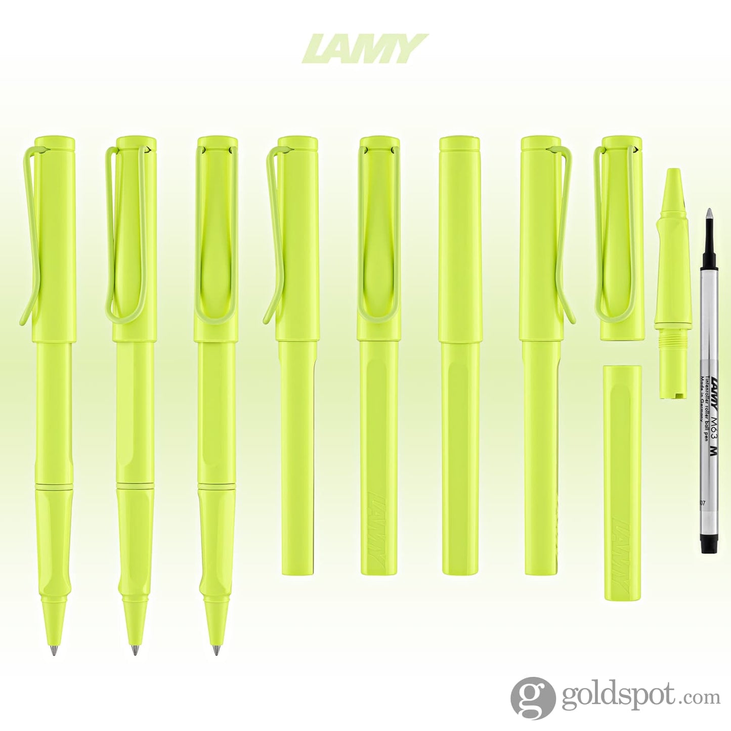 Lamy Safari Rollerball Pen in Spring Green 2023 Special Edition Rollerball Pen