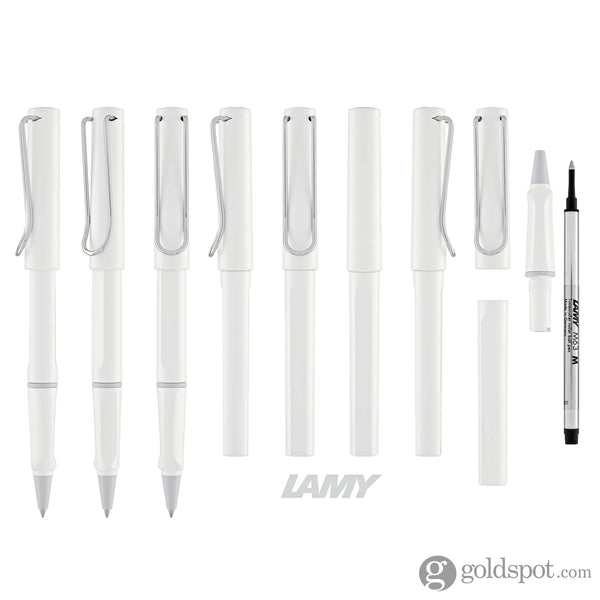 Lamy Safari Rollerball Pen in White Rollerball Pen