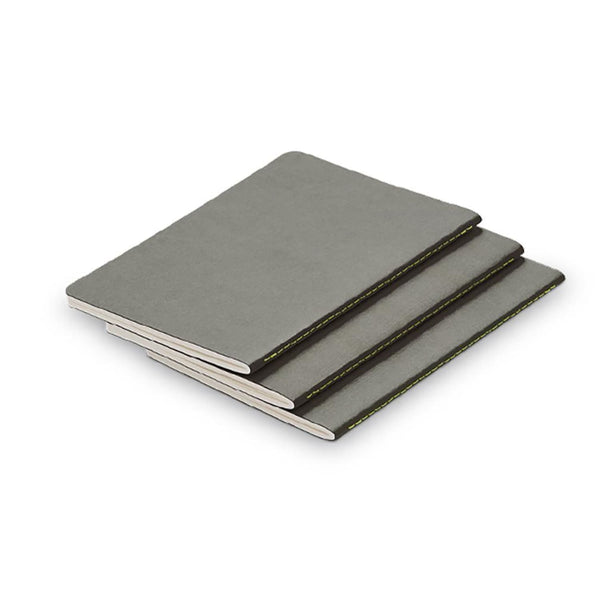 Lamy Softcover A5 Booklets Set of 3 in Grey - 5.7 x 8.3 Notebook