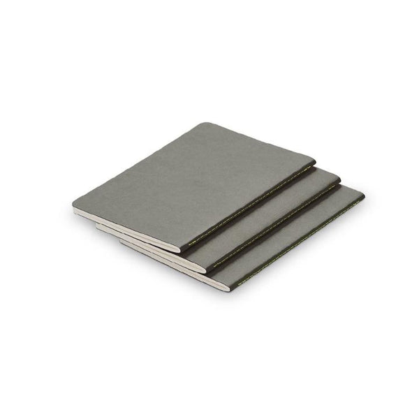 Lamy Softcover A6 Booklets Set of 3 in Grey - 4 x 5.7 Notebook
