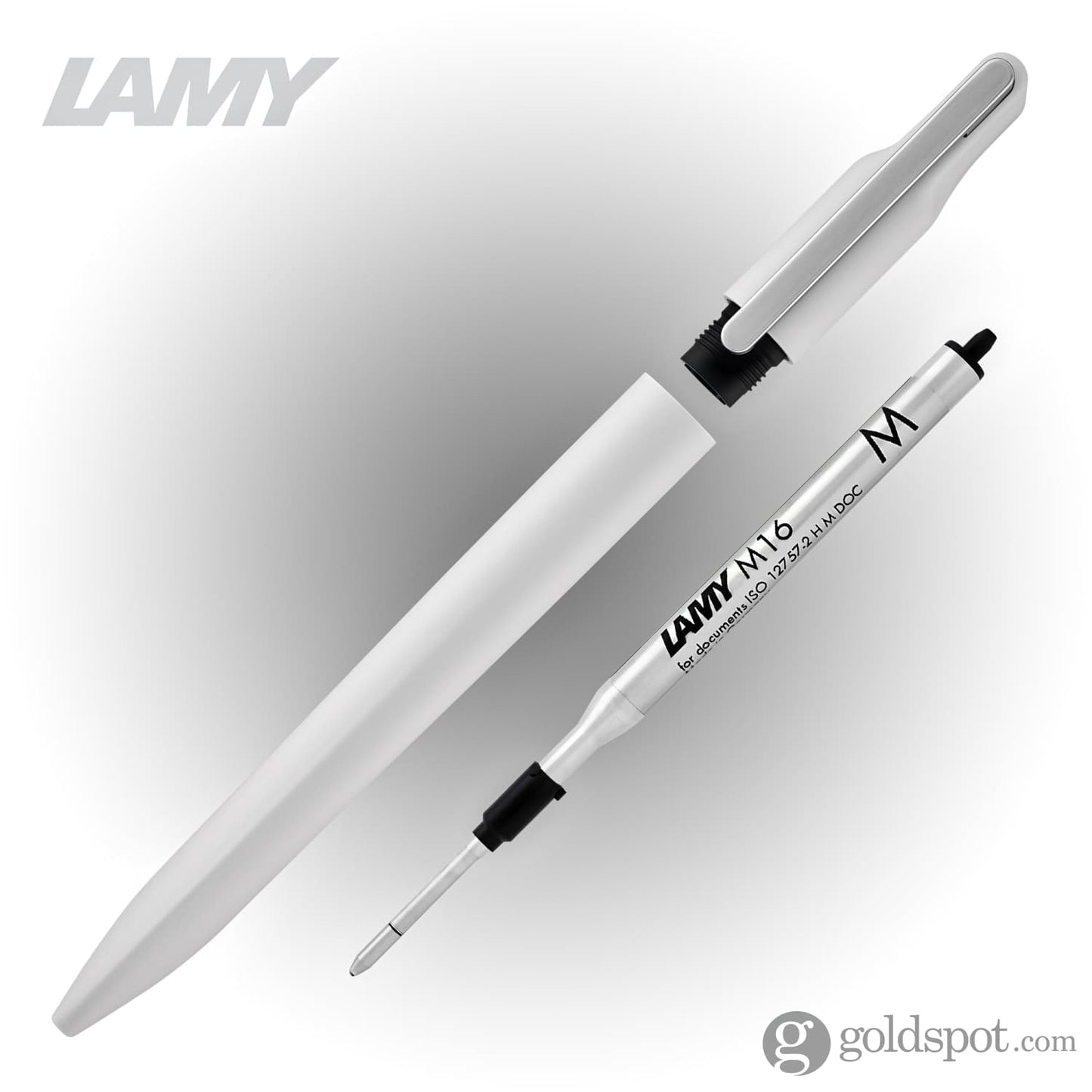 Lamy Xevo Ballpoint Pen in Light Grey Ballpoint Pen