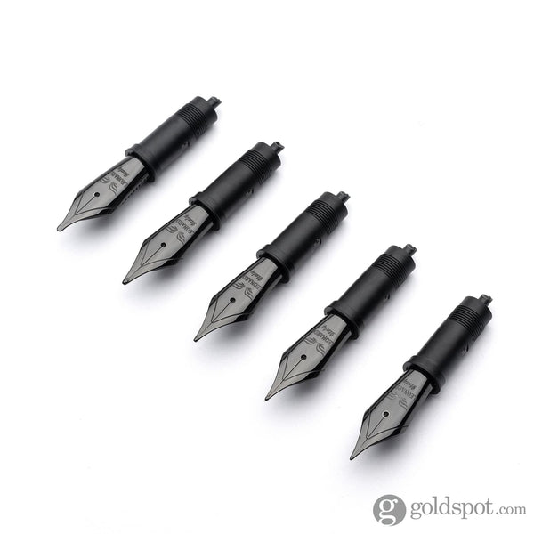 Leonardo Fountain Pen Replacement Steel Jowo Nib 1.1mm Stub / Black Fountain Pen Replacement Nib