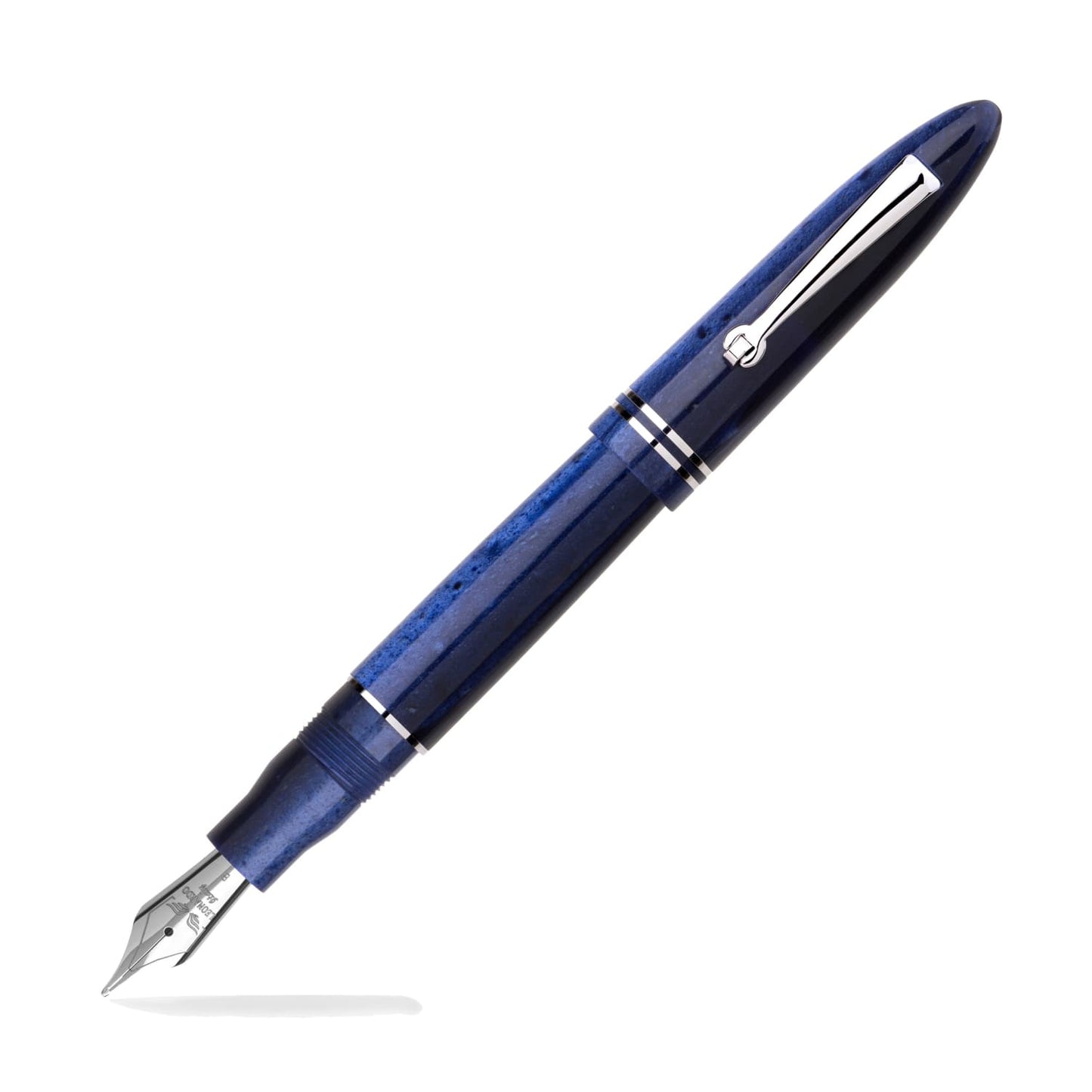 Leonardo Furore Fountain Pen in Blue Galaxy with Rhodium Trim Fountain Pen