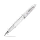 Leonardo Furore Fountain Pen in White Salt with Rhodium Trim Fountain Pen