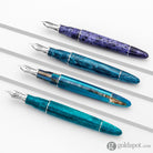 Leonardo Furore Grande Fountain Pen in Blue Hawaii with Rhodium Trim Fountain Pen