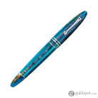 Leonardo Furore Grande Fountain Pen in Blue Hawaii with Rhodium Trim Fountain Pen
