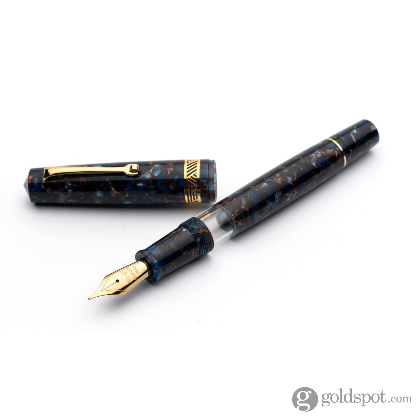 Leonardo Momento Magico Fountain Pen in Pietra Salata Medium / Gold Fountain Pen