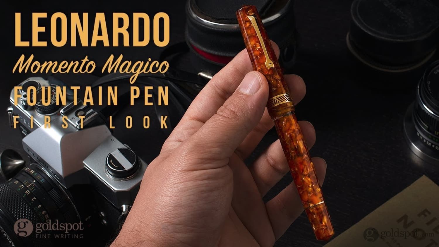 Leonardo Momento Magico Fountain Pen in Pietra Salata - Goldspot Pens