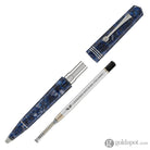 Leonardo Momento Zero Ballpoint Pen in Blue Sorrento Silver Trim Ballpoint Pens