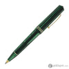 Leonardo Momento Zero Ballpoint Pen in Green Alga Gold Trim Ballpoint Pens