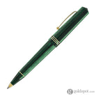 Leonardo Momento Zero Ballpoint Pen in Green Alga Gold Trim Ballpoint Pens