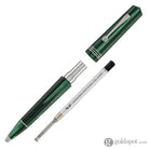Leonardo Momento Zero Ballpoint Pen in Green Alga Silver Trim Ballpoint Pens