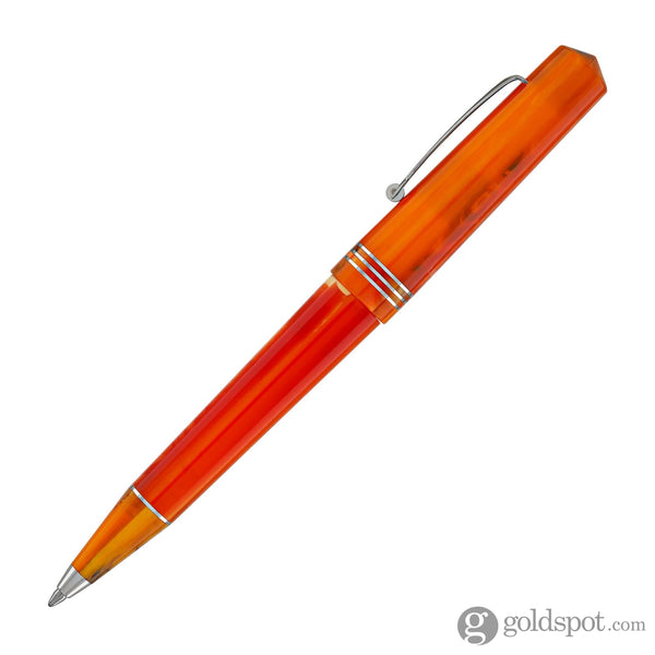 Leonardo Momento Zero Ballpoint Pen in Mango Silver Trim Ballpoint Pens