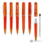 Leonardo Momento Zero Ballpoint Pen in Mango Silver Trim Ballpoint Pens