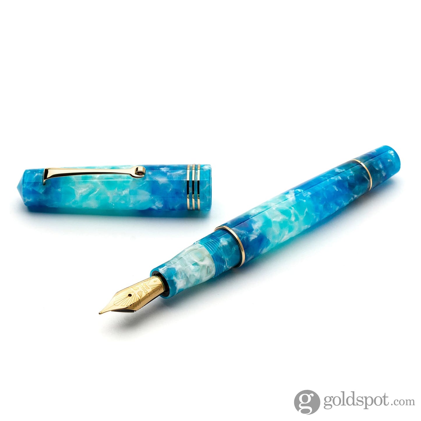 Leonardo Momento Zero Fountain Pen in Aloha Elastic Fine / Gold Fountain Pen