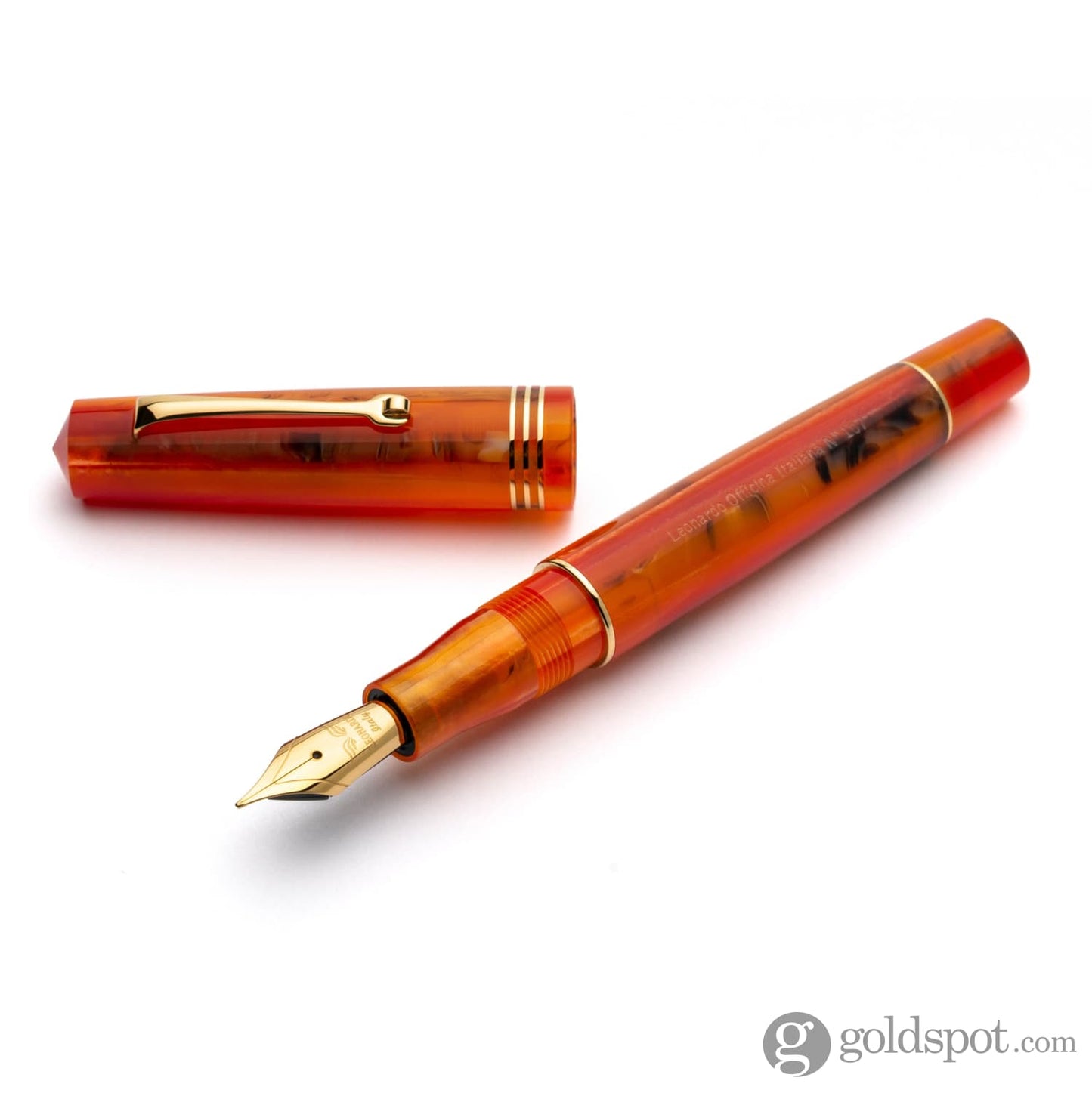 Leonardo Momento Zero Fountain Pen in Mango Extra Fine / Gold Fountain Pen