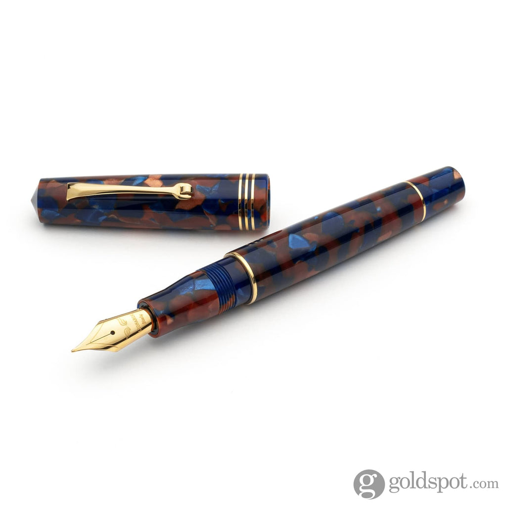 Leonardo Momento Zero Fountain Pen in Pietra Marina 2021 Medium / Gold Fountain Pen