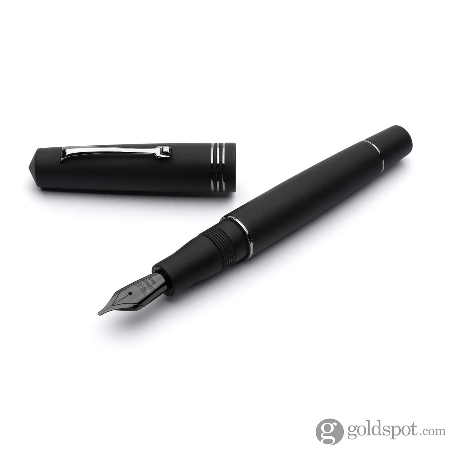 Leonardo Momento Zero Fountain Pen in Satin Black Extra Fine Fountain Pen