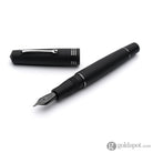 Leonardo Momento Zero Fountain Pen in Satin Black Fine Fountain Pen