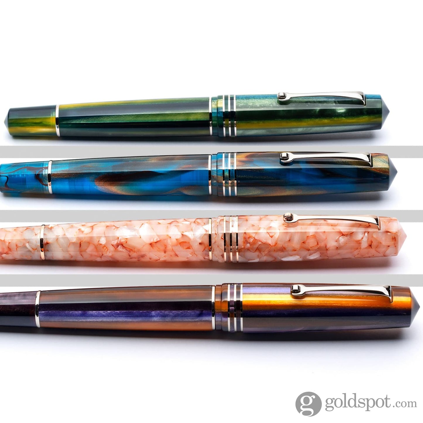 Leonardo Momento Zero Grande 2.0 Fountain Pen in Baobab Spaghetti Resin Fountain Pen
