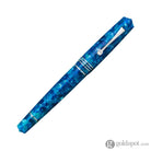 Leonardo Momento Zero Grande Fountain Pen in Blue Marina Capri with Rhodium Trim Fountain Pen
