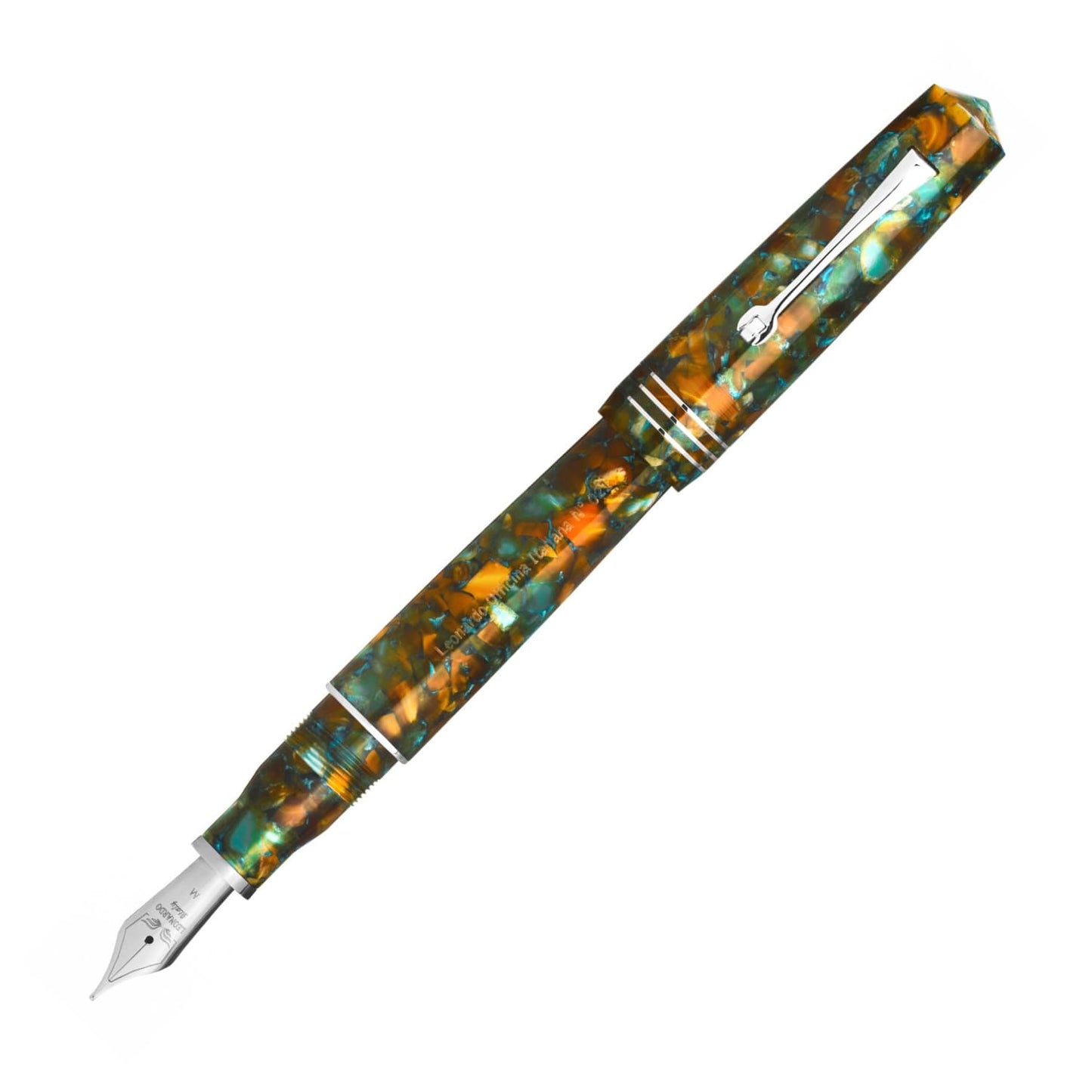 Leonardo Momento Zero Grande Fountain Pen in Girasole Sunflower with Rhodium Trim Fountain Pen