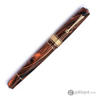 Leonardo Momento Zero Grande Masterpiece Ebonite in Flame Fountain Pen